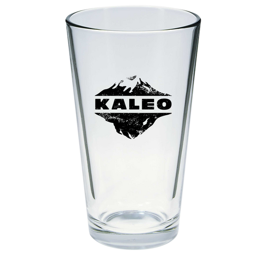Kaleo Glacier Logo Pint Glass